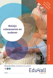 Omslag van Welzijn volwassenen en ouderen
