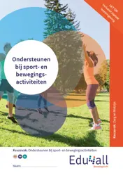 Omslag van Ondersteunen bij sport- en bewegingsactiviteiten | folio