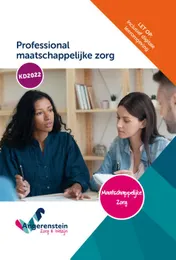 Omslag van Professional maatschappelijke zorg combipakket