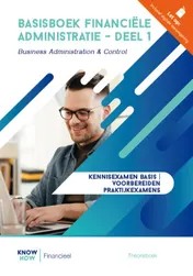 Omslag van Basisboek Financiële administratie 1 | combipakket