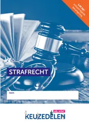 Omslag van Keuzedeel Strafrecht | combipakket