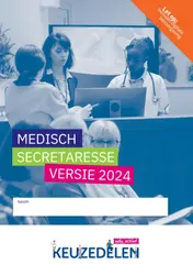 Omslag van Medisch secretaresse versie 2024 | combipakket