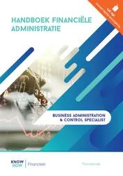 Omslag van Handboek Financiele administratie incl. werkboek | editie 2024 | combipakket