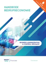 Omslag van Handboek Bedrijfseconomie incl. werkboek | editie 2024 | combipakket