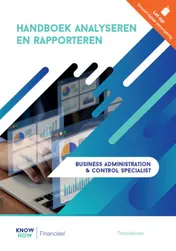 Omslag van Handboek Analyseren en rapporteren incl. werkboek | editie 2024 | combipakket