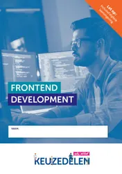 Omslag van Keuzedeel Frontend development | combipakket