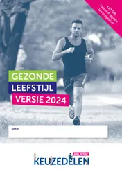 Omslag van Keuzedeel Gezonde leefstijl versie 2024 | combipakket