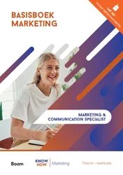 Omslag van Basisboek Marketing | combipakket