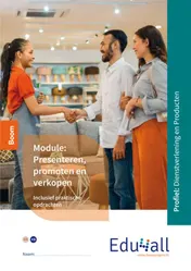 Omslag van Module Presenteren, promoten en verkopen