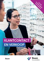 Omslag van Keuzedeel Klantcontact en verkoop versie