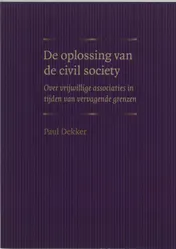 Omslag van De oplossing van de civil society