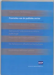 Omslag van Prestaties van de publieke sector