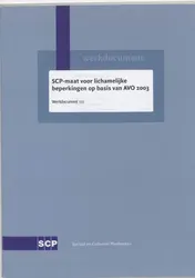 Omslag van SCP-maat voor lichamelijke beperkingen op basis van AVO 2003