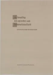 Omslag van De houding ten opzichte van homoseksualiteit