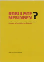 Omslag van Robuuste meningen?