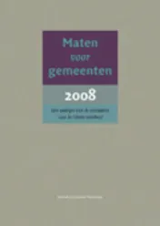 Omslag van Maten voor gemeenten 2008