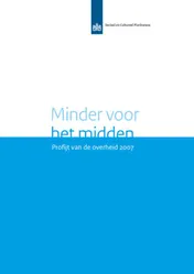 Omslag van Minder voor het midden