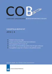 Omslag van Continu Onderzoek Burgerperspectieven
