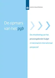 Omslag van De opmars van het pgb