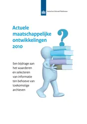 Omslag van Actuele maatschappelijke ontwikkelingen 2010
