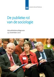 Omslag van De publieke rol van de sociologie