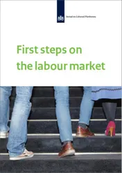 Omslag van First steps on the labour market