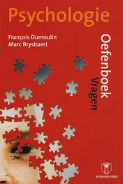 Omslag van Psychologie oefenboek set vragen en oplossingen