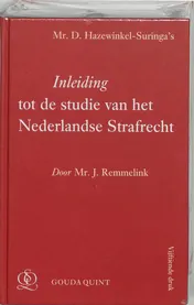 Omslag van Mr. D. Hazewinkel-Suringa's Inleiding tot de studie van het Nederlandse strafrecht