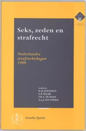 Omslag van Seks, zeden en strafrecht