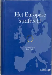 Omslag van Het Europese strafrecht