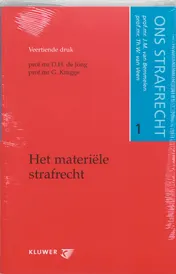 Omslag van 1 Het materiele strafrecht