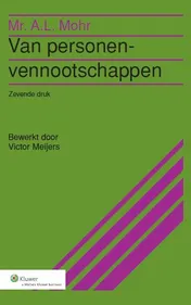 Omslag van Van personenvennootschappen