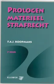 Omslag van Prologen materieel strafrecht