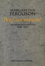 Omslag van Brief aan niemand