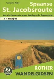 Omslag van Rother wandelgids Spaanse St. Jacobsroute