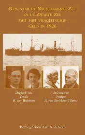Omslag van Reis naar de Middellandse Zee en de Zwarte Zee met het vrachtschip Clio in 1926
