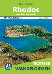 Omslag van Rother wandelgids Rhodos