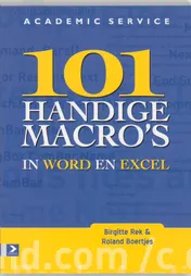 Omslag van 101 Office macro's in Word & Excel 2002