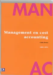 Omslag van Management en cost accounting