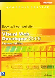 Omslag van Microsoft Visual Webdeveloper 2005 Express Editie Bouw zelf een web