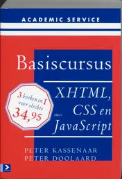 Omslag van Basiscursus XHTML, CSS en Javascript