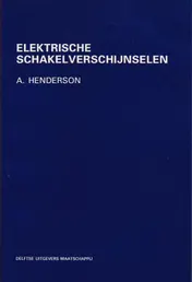 Omslag van Elektrische schakelverschijnselen