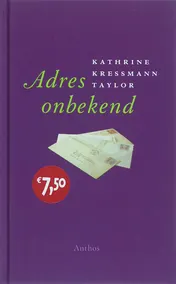 Omslag van Adres onbekend