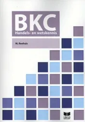 Omslag van BKC handels- en wetskennis