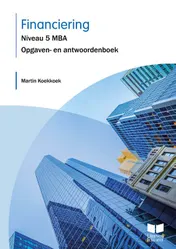 Omslag van MBA Financiering Opgaven- en antwoordenboek