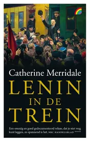 Omslag van Lenin in de trein