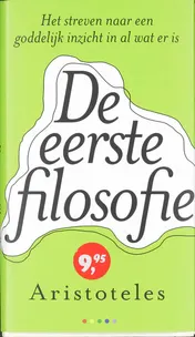 Omslag van De eerste filosofie