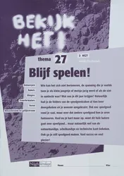 Omslag van Werkboek 27