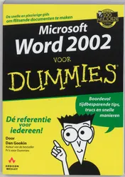 Omslag van Microsoft Word 2002 voor Dummies