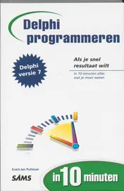 Omslag van Delphi programmeren in 10 minuten
